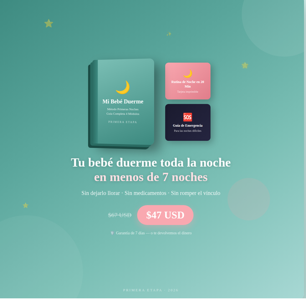 Mi Bebé Duerme — Guía de sueño infantil